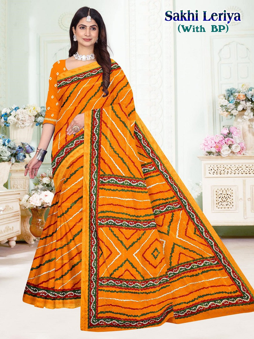 Sakhi Leriya Maan Cotton Sarees Exporter