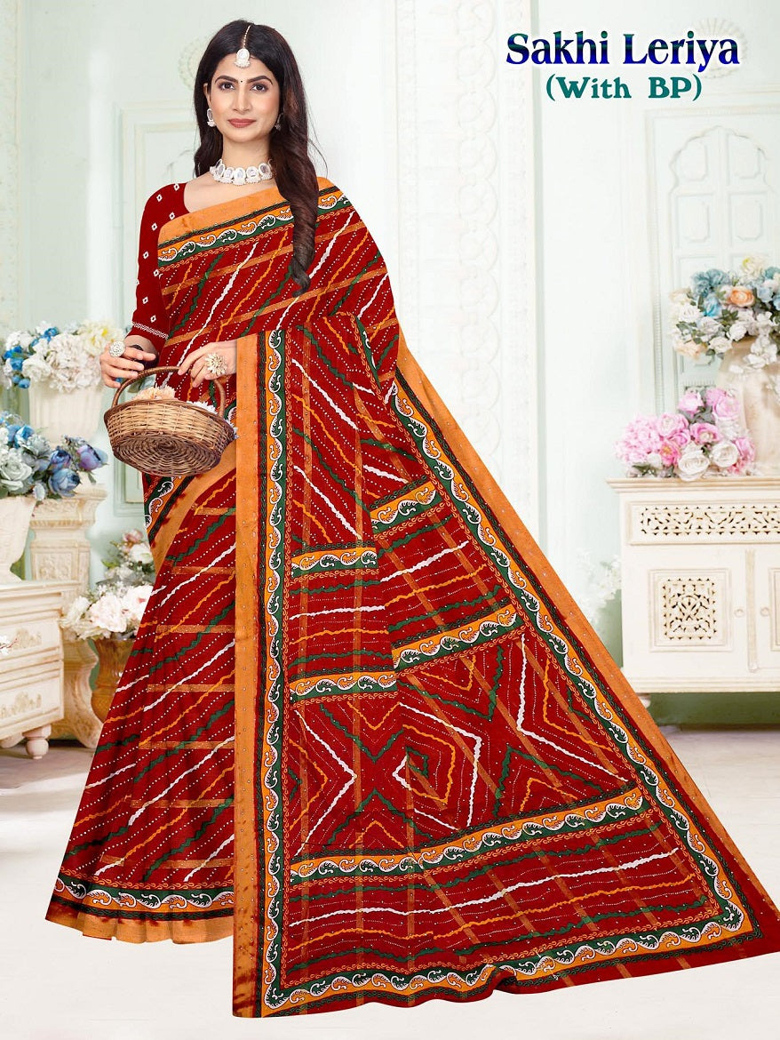 Sakhi Leriya Maan Cotton Sarees Exporter