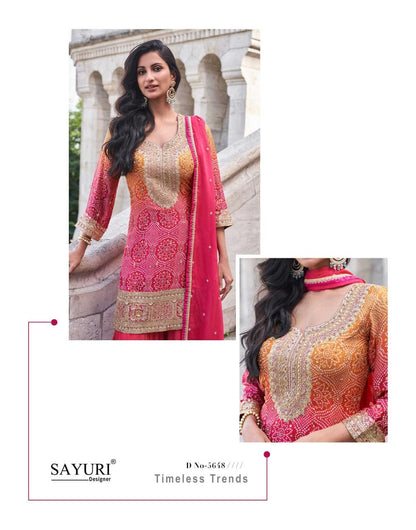 Sakhi Nx Sayuri Simmer Readymade Sharara Suits Manufacturer India