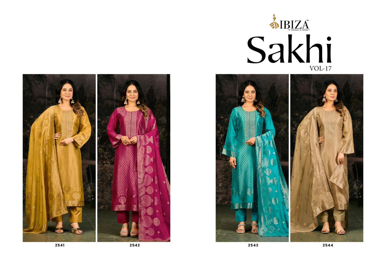 Sakhi Vol 17 Ibiza Banglori Silk Pant Style Suits Wholesale Price