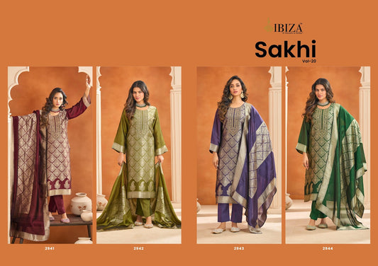 Sakhi Vol 20 Ibiza Banglori Silk Pant Style Suits Wholesale Price