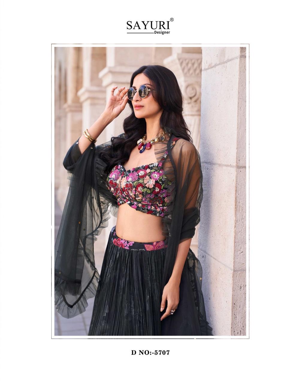 Sakhiyaa Sayuri Chinon Silk Readymade Lehenga Choli Exporter India