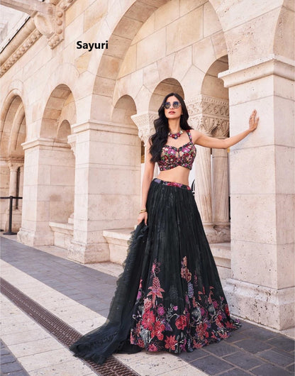 Sakhiyaa Sayuri Chinon Silk Readymade Lehenga Choli Exporter India