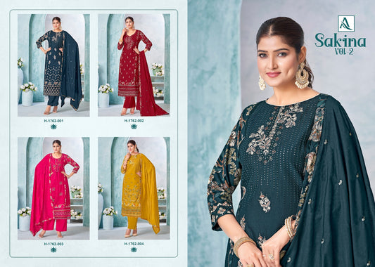 Sakina Vol 2 Alok Viscose Karachi Salwar Suits Manufacturer