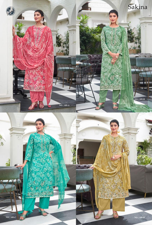 Sakina Vivek Cotton Pant Style Suits