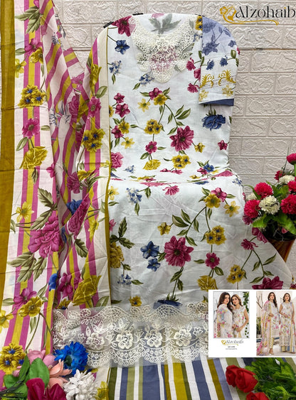 Sakina Vol 2 Al Zohaib Pure Cotton Pakistani Salwar Suits Manufacturer