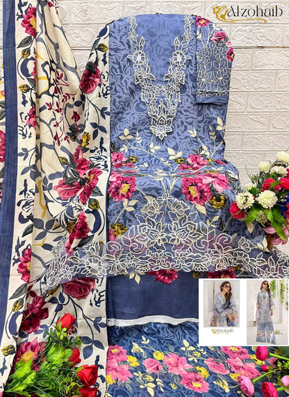 Sakina Vol 2 Al Zohaib Pure Cotton Pakistani Salwar Suits Manufacturer