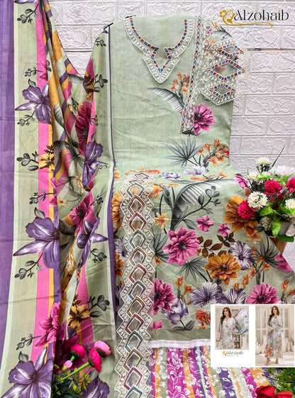 Sakina Vol 2 Al Zohaib Pure Cotton Pakistani Salwar Suits Manufacturer
