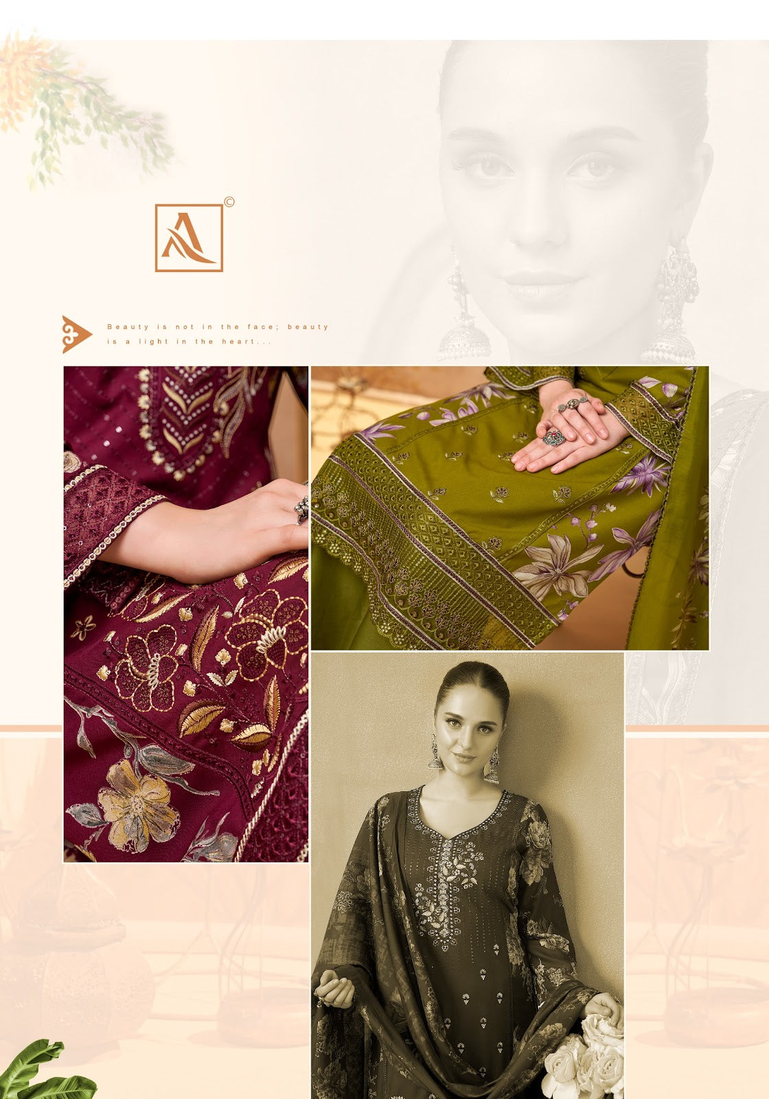 Sakina Vol 7 Alok Viscose Reyon Karachi Salwar Suits Exporter Ahmedabad