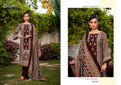 Sakina Zulfat Designer Woolen Karachi Pashmina Salwar Suits Supplier India
