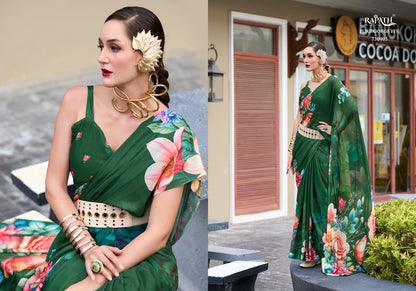 Sakira 730001-730008 Rajpath Georgette Sarees Exporter