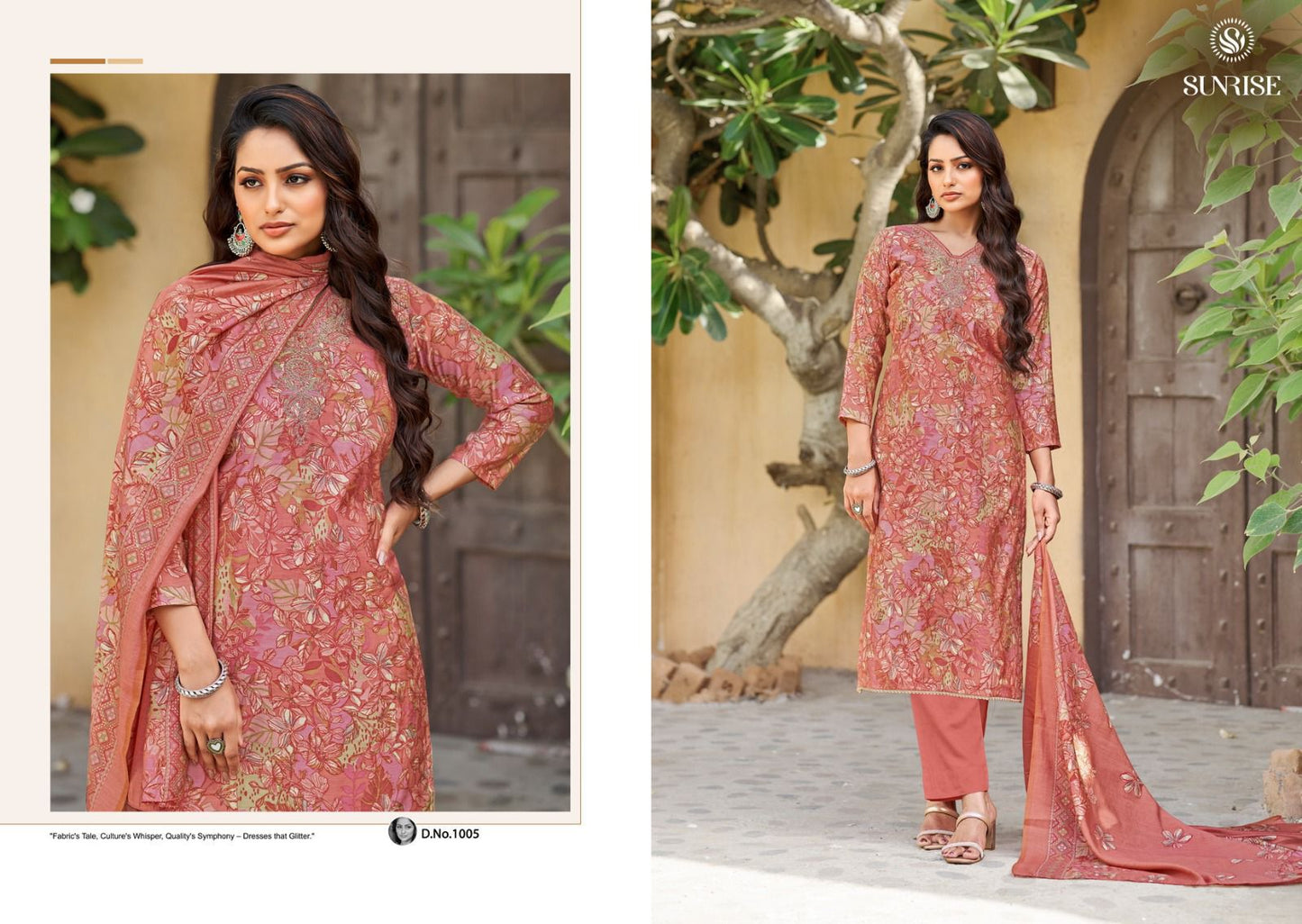 Sakira Sunrise Modal Silk Plazzo Style Suits Exporter Gujarat