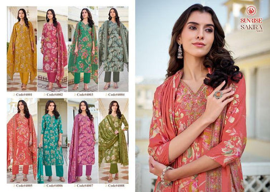 Sakira Vol 4 Sunrise Modal Silk Pant Style Suits Wholesale Rate