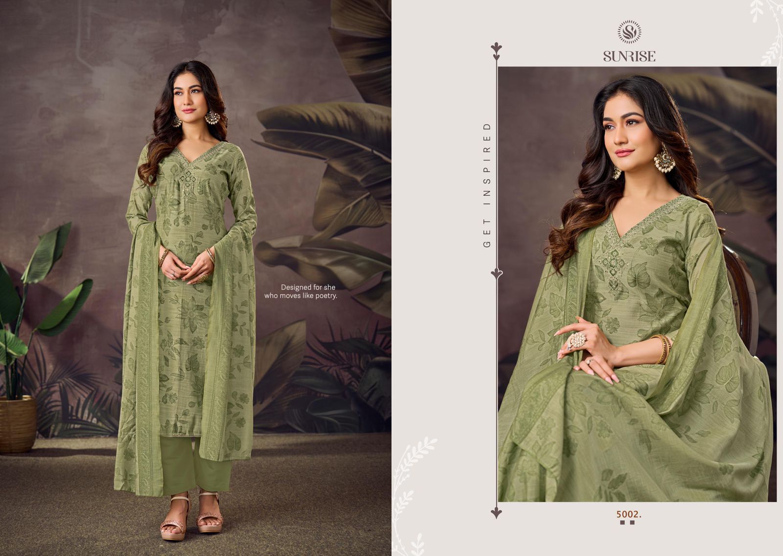 Sakira Vol 5 Sunrise Modal Silk Pant Style Suits Wholesale