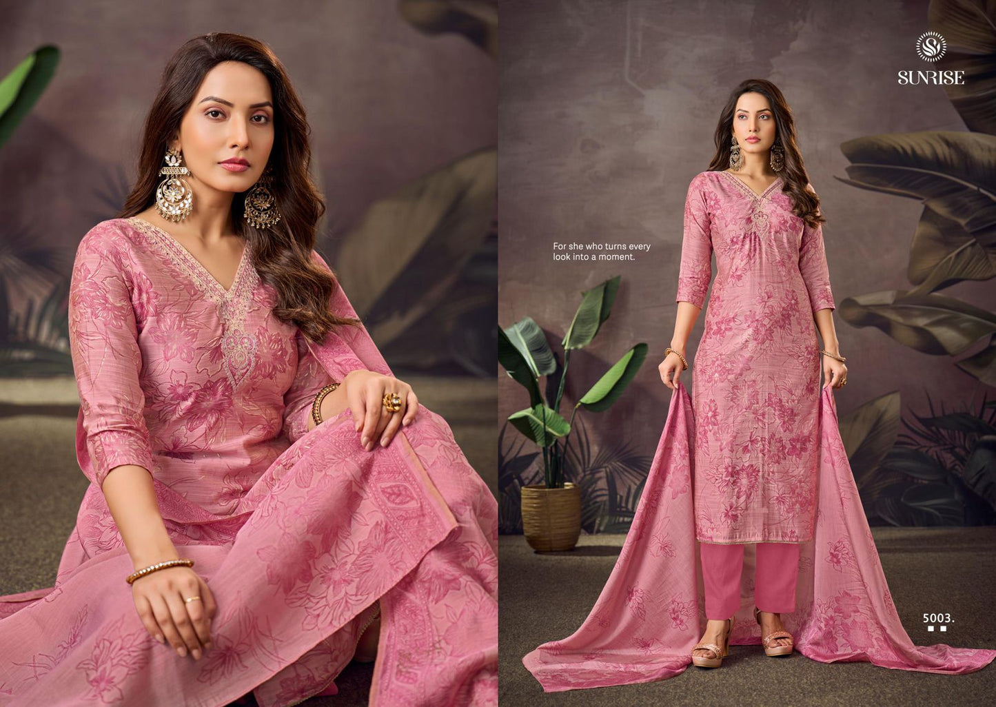 Sakira Vol 5 Sunrise Modal Silk Pant Style Suits Wholesale