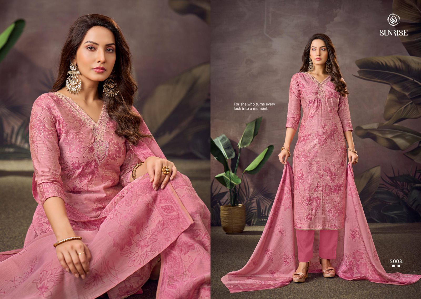 Sakira Vol 5 Sunrise Modal Silk Pant Style Suits Wholesale