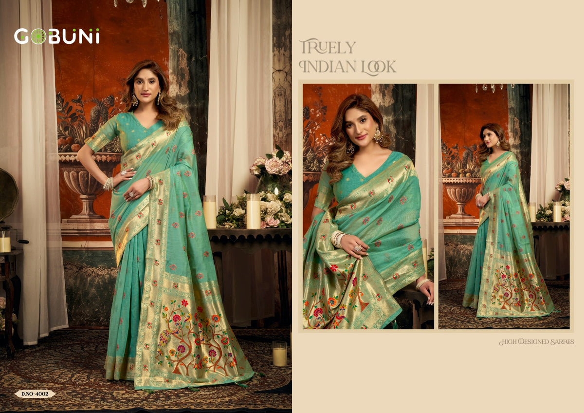 Sakshi Gobuni Sarees Manufacturer Gujarat