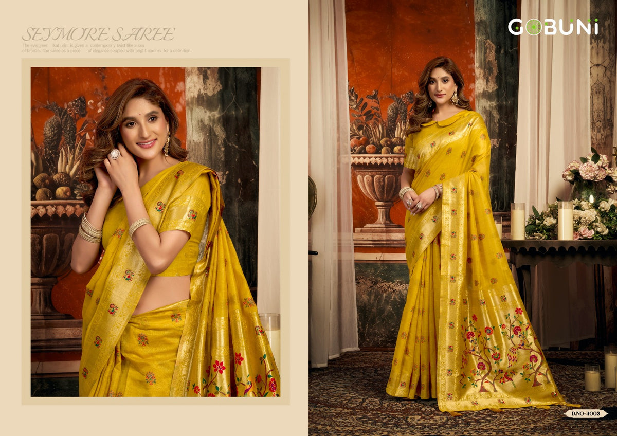 Sakshi Gobuni Sarees Manufacturer Gujarat