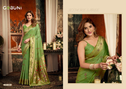 Sakshi Gobuni Sarees Manufacturer Gujarat