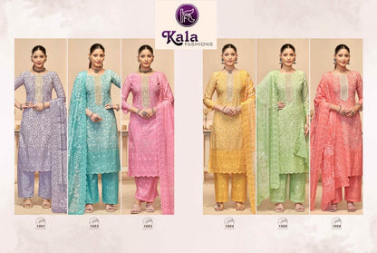 Sakshi Kala Fashion Pc Cotton Plazzo Style Suits Supplier India