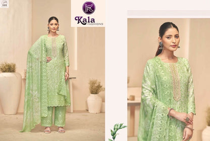 Sakshi Kala Fashion Pc Cotton Plazzo Style Suits Supplier India