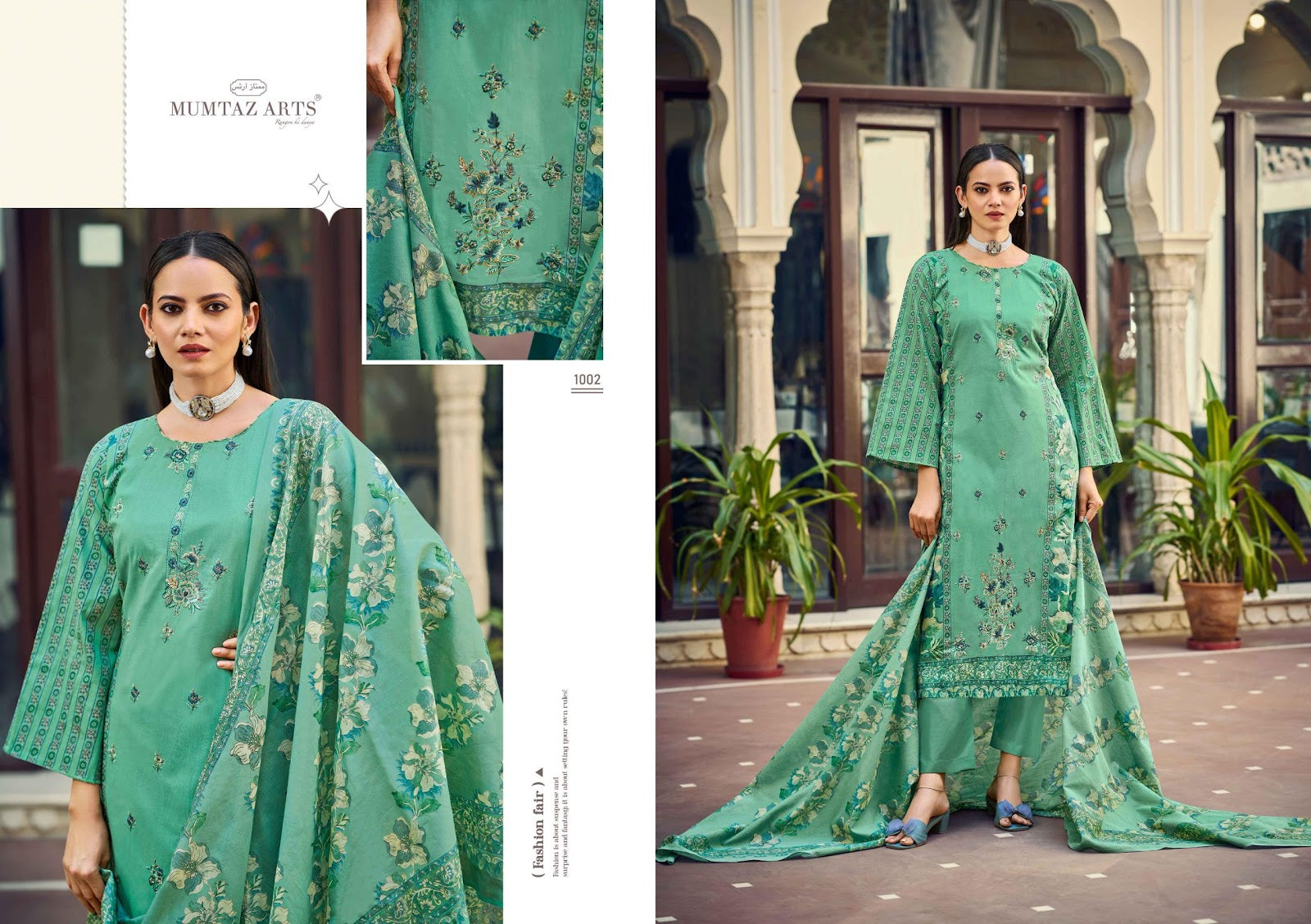 Sakshi Vol 2 Mumtaz Arts Cambric Karachi Salwar Suits Wholesaler Gujarat