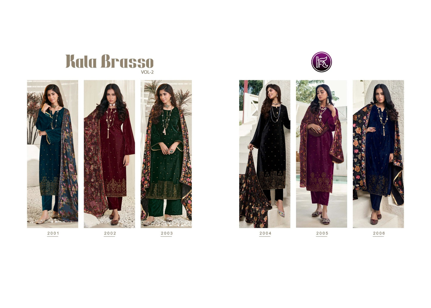 Sale Sale Brasso Vol 2 Kala Fashion Velvet Suits Exporter Ahmedabad