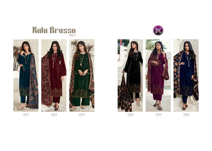 Sale Sale Brasso Vol 2 Kala Fashion Velvet Suits Exporter Ahmedabad