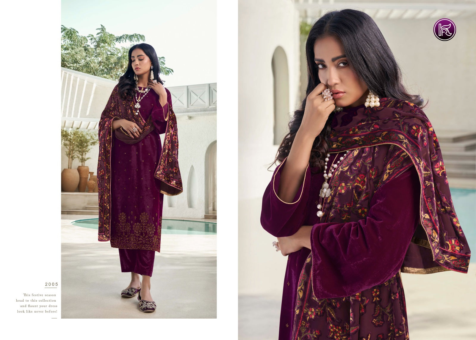 Sale Sale Brasso Vol 2 Kala Fashion Velvet Suits Exporter Ahmedabad