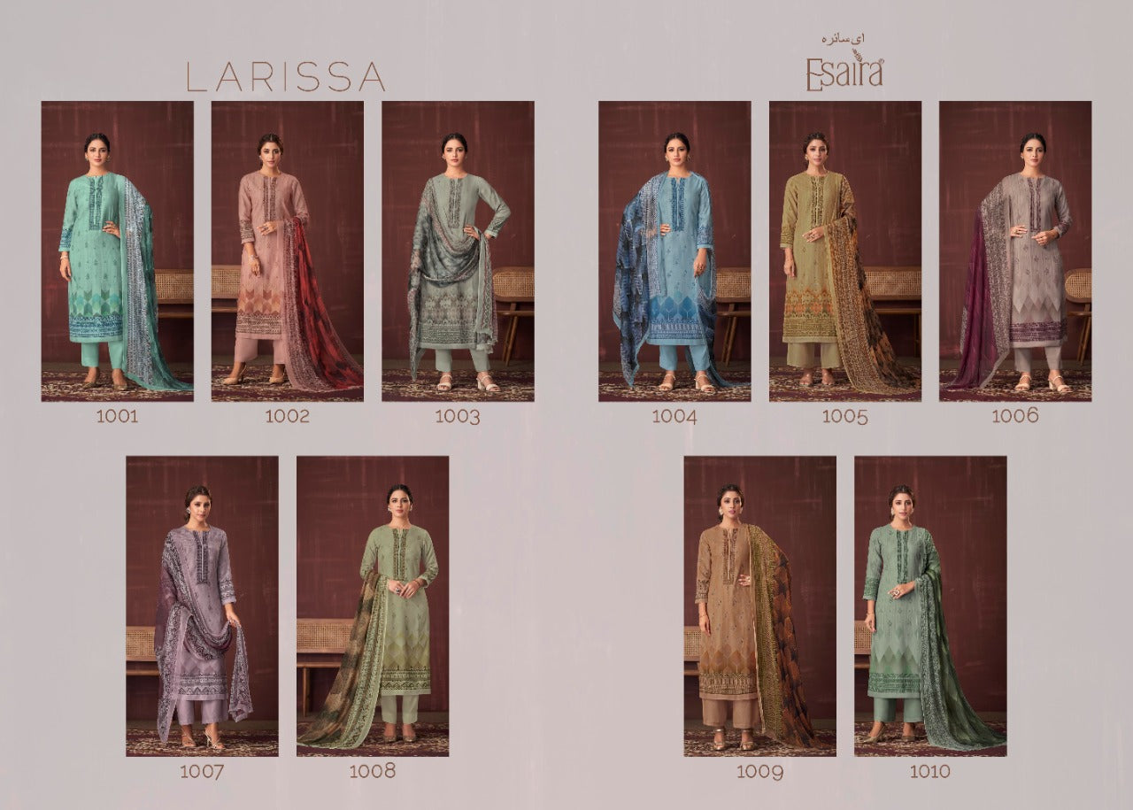 Sale Sale Sale Larissa Esaira Pashmina Suits Exporter India