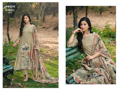 Saleha 3245 Jay Vijay Moga Silk Pant Style Suits Wholesale Price