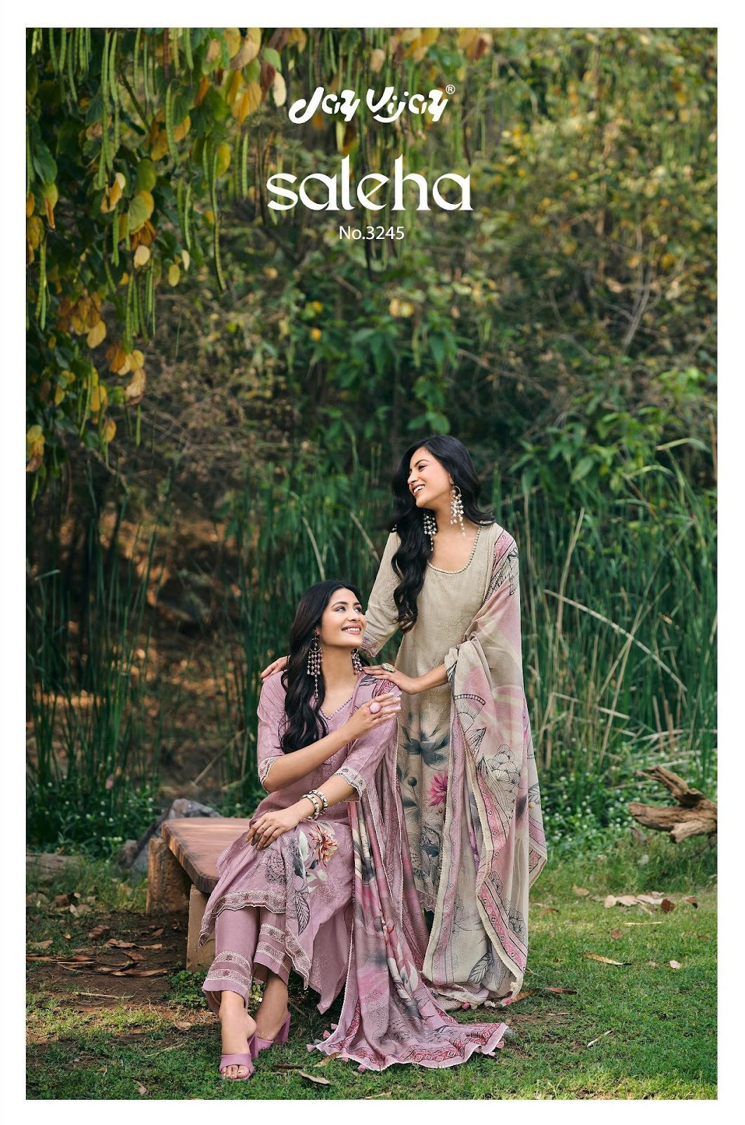 Saleha 3245 Jay Vijay Moga Silk Pant Style Suits Wholesale Price