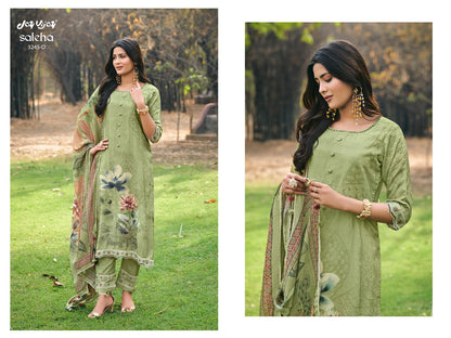 Saleha 3245 Jay Vijay Moga Silk Pant Style Suits Wholesale Price