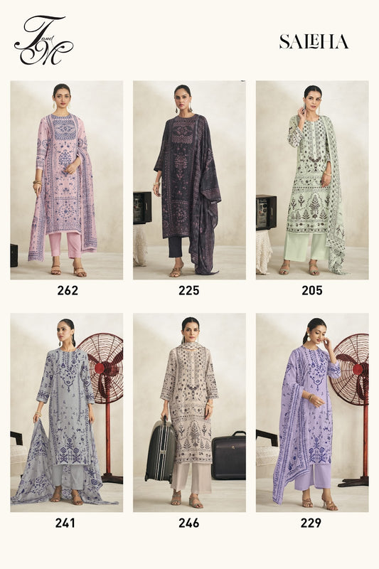 Saleha Tm Pure Linen Pant Style Suits Supplier Ahmedabad