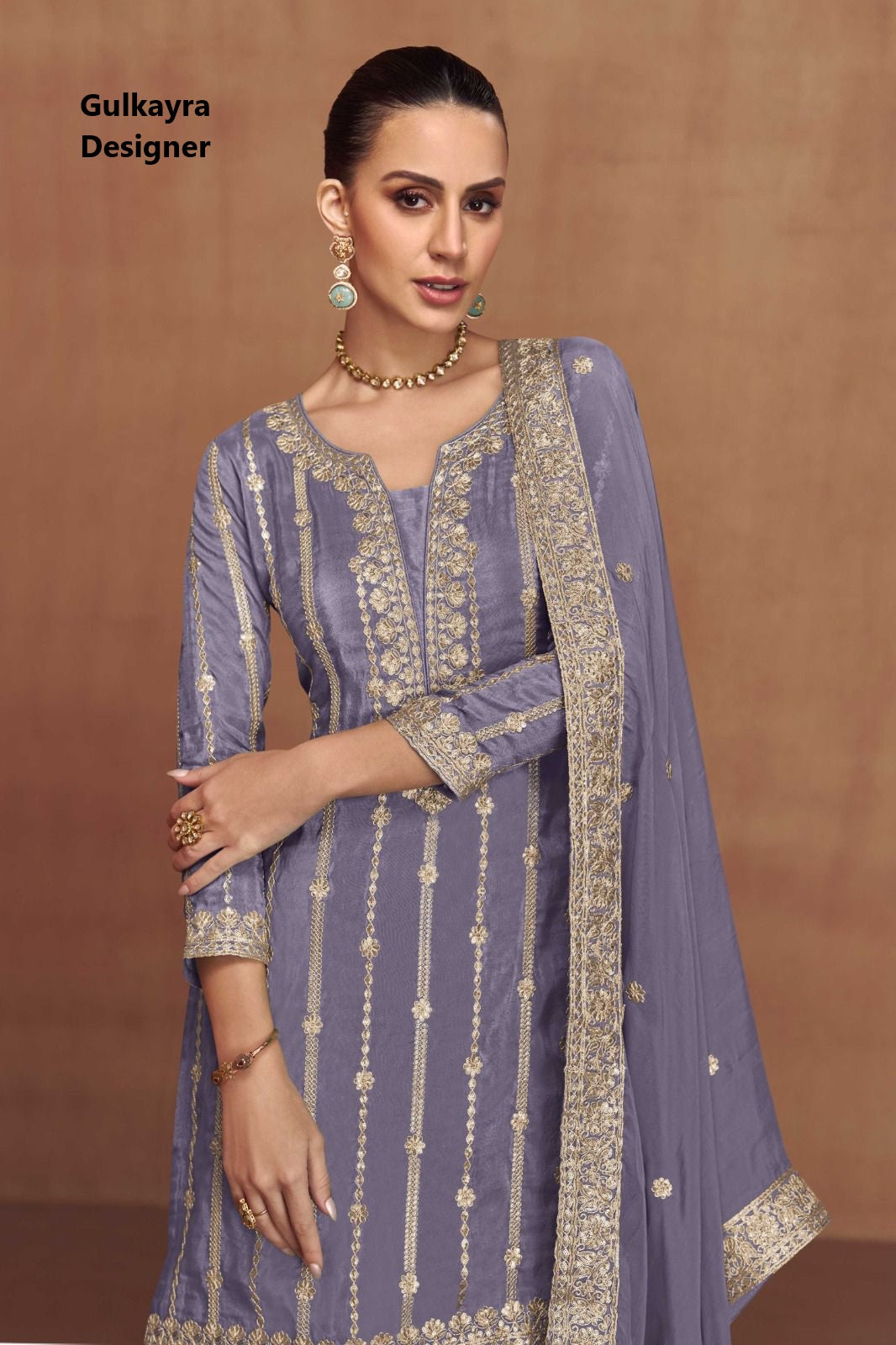 Saloni Gulkayra Designer Simmer Readymade Suits Exporter India