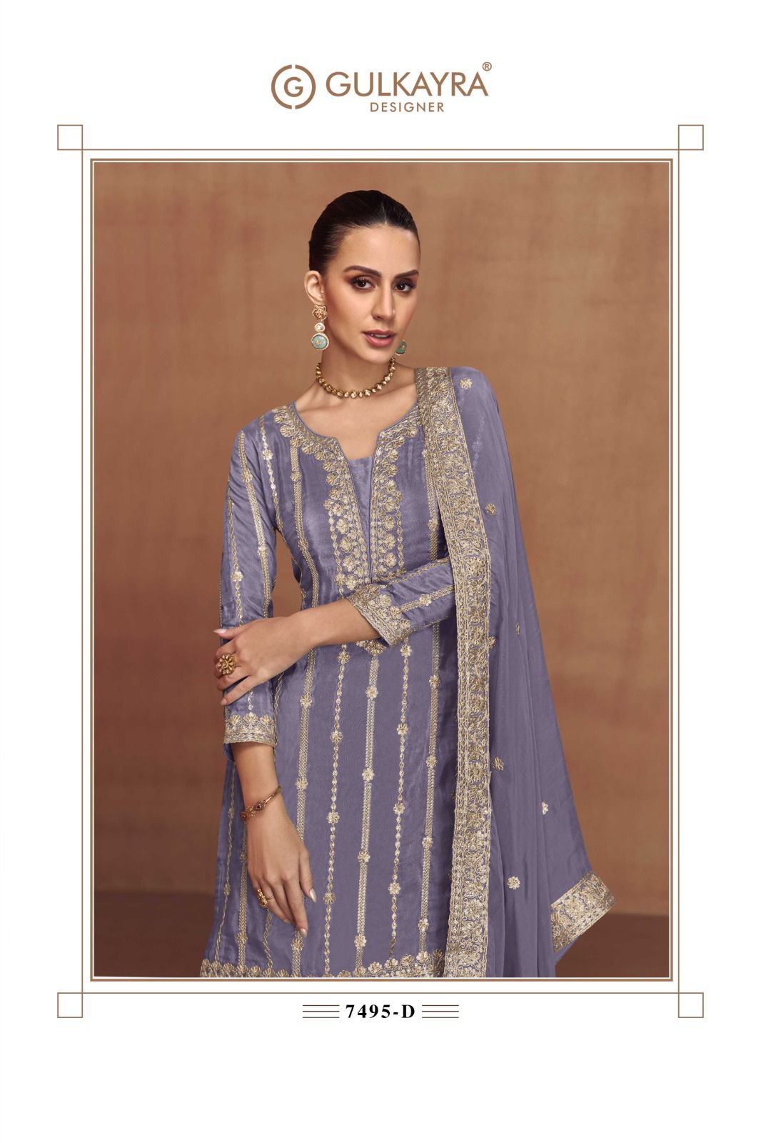 Saloni Gulkayra Designer Simmer Readymade Suits Exporter India