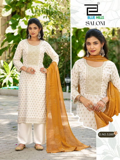 Saloni Nx Blue Hills Rayon 14Kg Readymade Plazzo Style Suits Wholesale Price