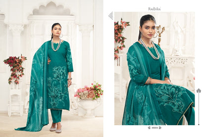 Saloni Radhika Fashion Azara Lawn Cotton Karachi Salwar Suits Wholesaler Ahmedabad