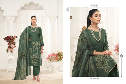 Saloni Radhika Fashion Azara Lawn Cotton Karachi Salwar Suits Wholesaler Ahmedabad
