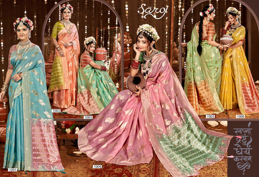 Salsa Linen Saroski Vol 1 Saroj Sarees Wholesale Price