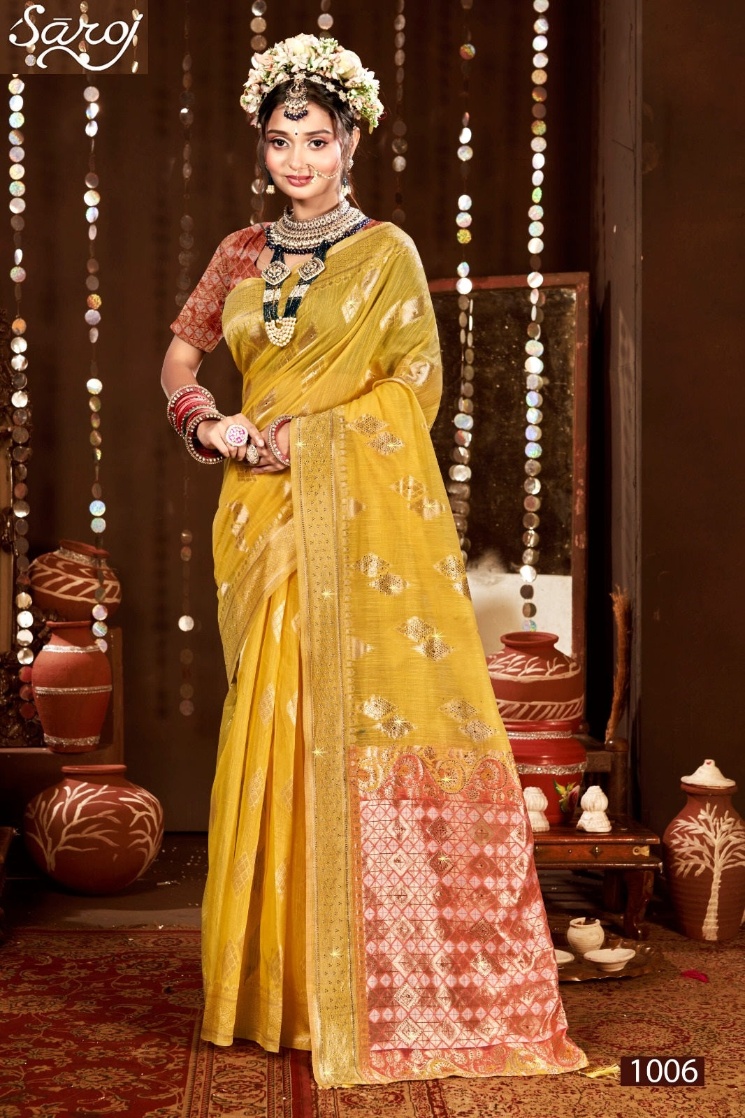 Salsa Linen Saroski Vol 1 Saroj Sarees Wholesale Price