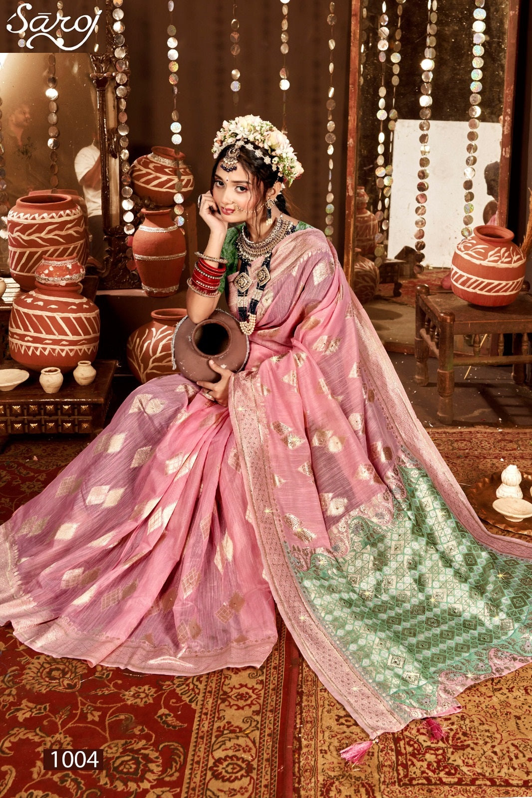Salsa Linen Saroski Vol 1 Saroj Sarees Wholesale Price