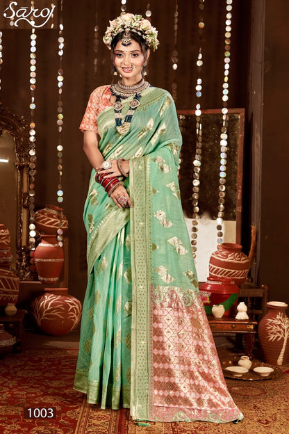 Salsa Linen Saroski Vol 1 Saroj Sarees Wholesale Price
