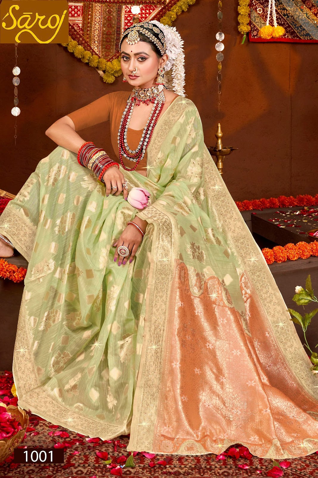 Salsa Linen Saroski Vol 2 Saroj Sarees Manufacturer India