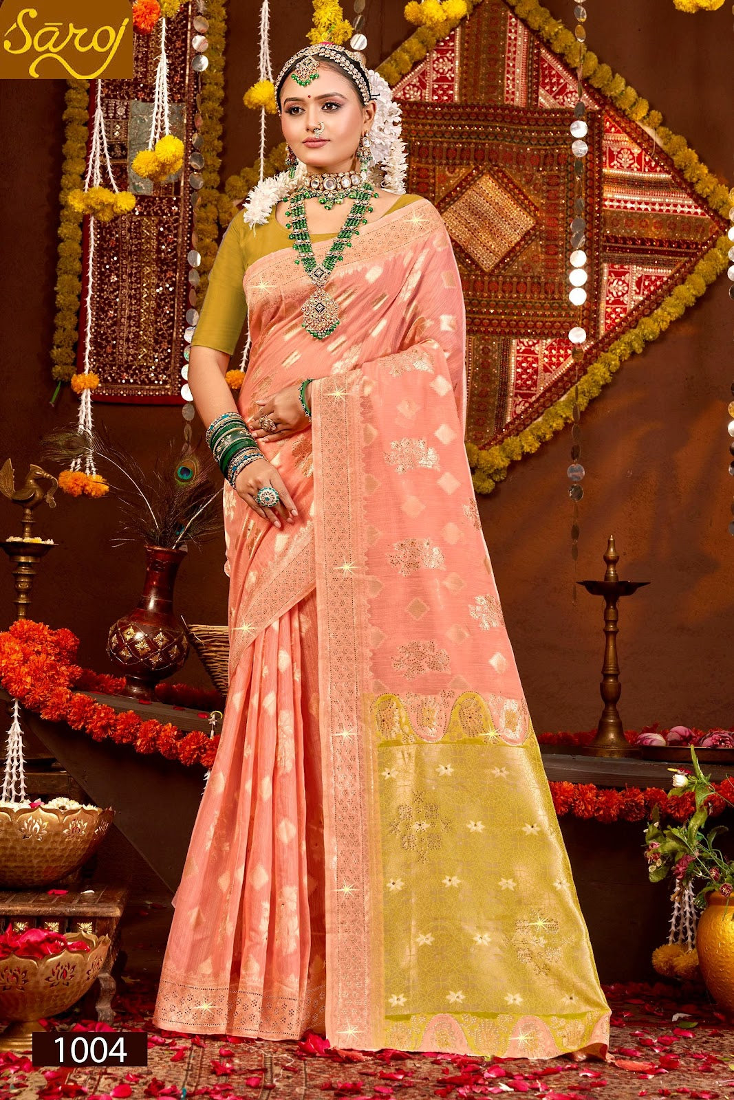 Salsa Linen Saroski Vol 2 Saroj Sarees Manufacturer India