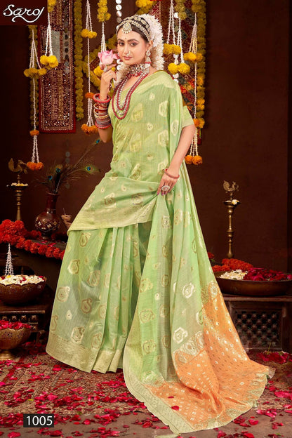 Salsa Linen Saroski Vol 3 Saroj Sarees Supplier India