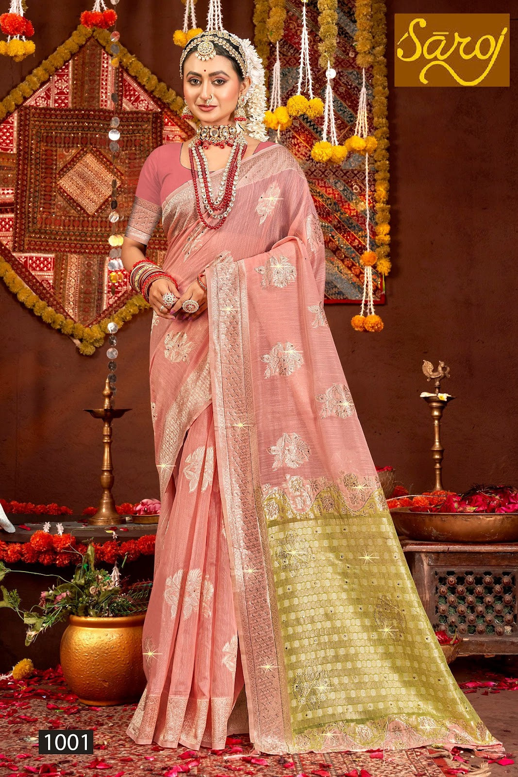 Salsa Linen Saroski Vol 4 Saroj Sarees Wholesale Price