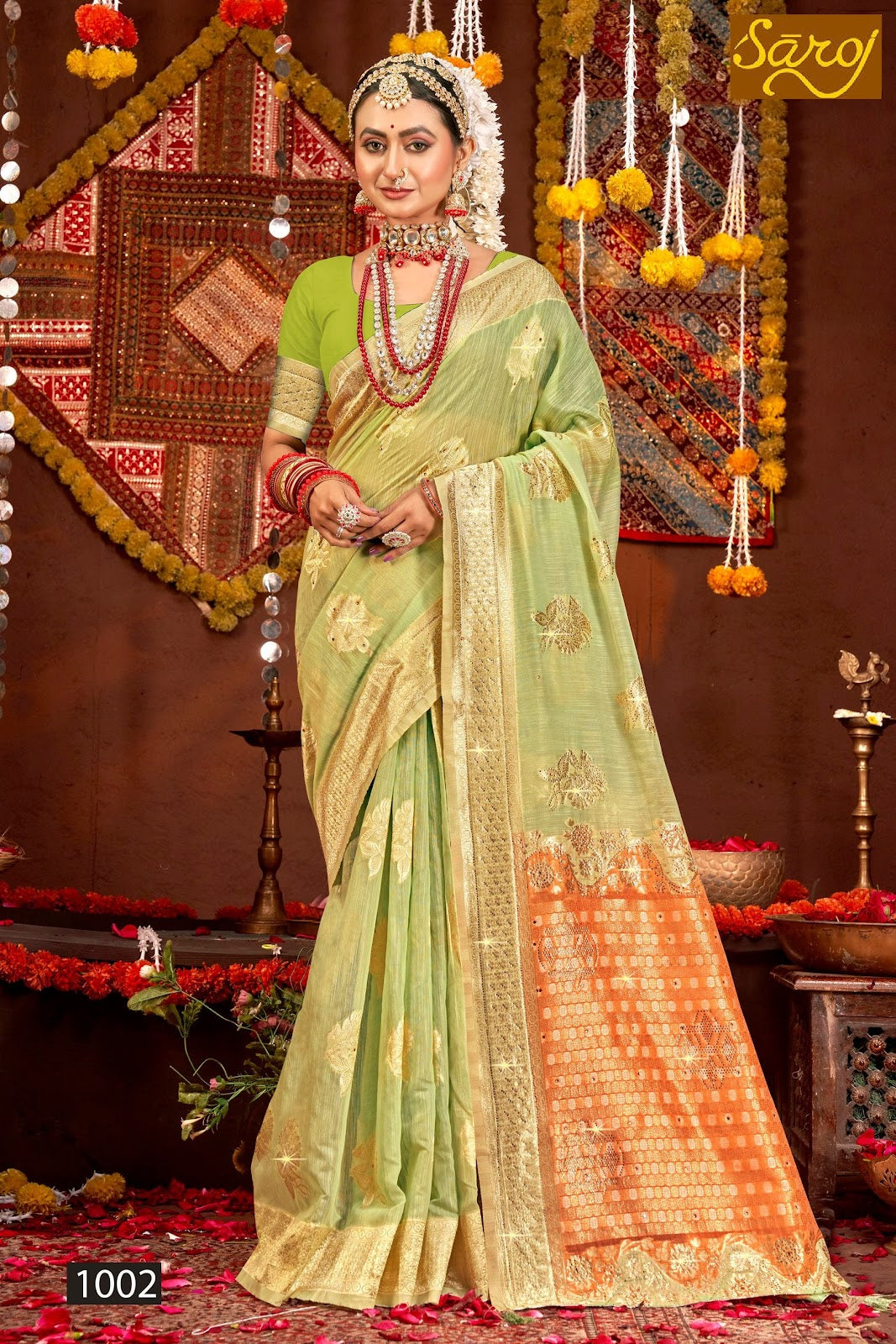 Salsa Linen Saroski Vol 4 Saroj Sarees Wholesale Price