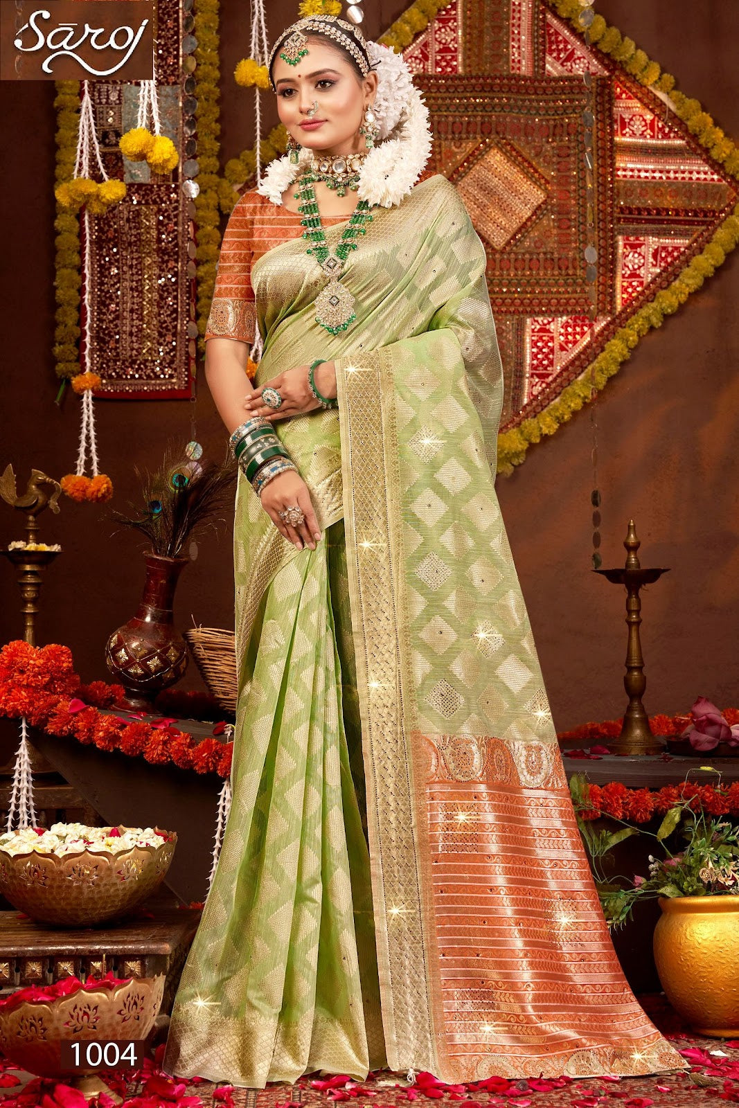 Salsa Linen Saroski Vol 6 Saroj Sarees Wholesaler India