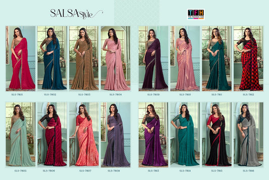 Salsa Style 3 Tfh Sarees Exporter
